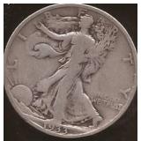 Walking Liberty Silver Half Dollar Coin