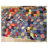 Hand made Tied & Pieced blanket