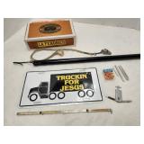 Cigar box, Acme Whistle, ear plugs