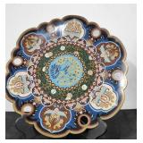 Chinese Cloisonne Charger, 12" diameter