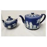 Wedgewood Teapot & Sugar