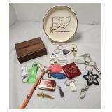 Advertising, Mineweld ashtray & tie bar