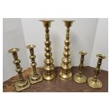 Brass Candle Sticks (3 sets)