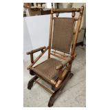 Antique platform rocking chair