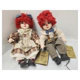 Seymour Mann Raggedy Ann & Andy Dolls