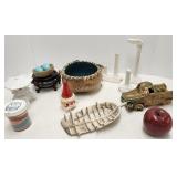 Decor items for aquarium, gourd bowl