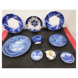 Flow Blue, Gaudy Dutch, Transfer plates