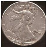 Walking Liberty Silver Half Dollar Coin