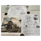 Railroad Print, schedules, Train Yards