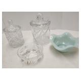 Crystal Candy dishes, bowls,