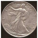 Walking Liberty Silver Half Dollar Coin
