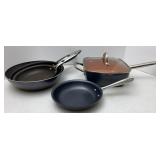 New Emeril Skillet, Copper Copper Sq skillet