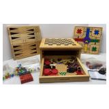 Wooden Game Boards & Game Pieces