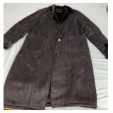 Womenï¿½s XL Faux Leather Mid calf length Coat