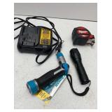 DeWalt Charger, Milwaukee Tape Measure