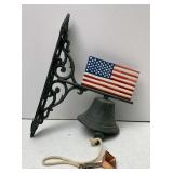 Cast Metal Bell Wall Hanger