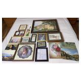 Framed Prints & Water Color of Local School