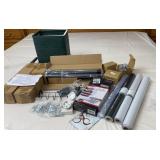 (3) Heavy Curtain Rods, Space saver bag