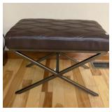 Vinyl Top heavy Metal frame Foot Bench