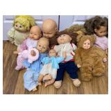 Cabbage Patch and other dolls