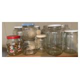 Glass Canisters & Pickle Jars