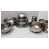 Stainless steel mixing bowls