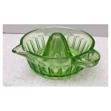 Vaseline glass juicer