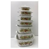 Corningware Spice of Life 8pcs with Lids