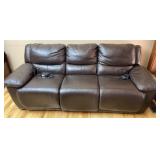 Leather Power Reclining Sofa