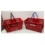 Menards & Meijer Shopping Baskets