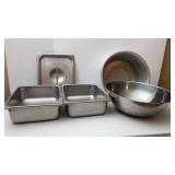 Stainless & Aluminum Mixing Bowls 15.5in