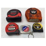 Various Size Tape Measures
