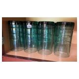(11) Heavy Anchor Hocking Glass Drinking Glasses