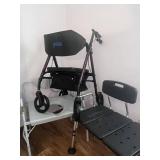 Medical Walker, Commode, Shower Seat