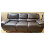 Leather Power Reclining Sofa