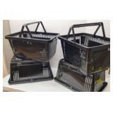 (4) Handled Shopping Baskets