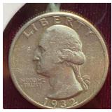 1932-D Washington Quarter (XF)
