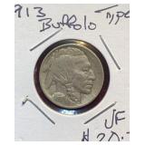 1913 Buffalo Nickel Type I (VF)