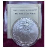 2010 Silver Eagle with COA