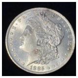 1885-O Morgan Silver Dollar (MS63+)