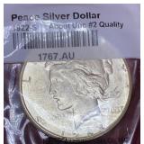 1922-S Peace Silver Dollar