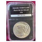 1926 PCS Uncir Peace Dollar