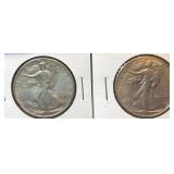 1936 Walking Liberty Silver Halves
