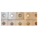 1911-D & 1911-S Barber Silver Dimes