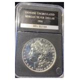 PCS Uncirculated 1904-O Morgan Silver Dollar