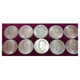 (10) Eisenhower Bicentennial Dollar Coins