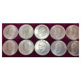 (10) Eisenhower Bicentennial Dollar Coins