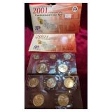 2001-D US Mint Uncir Coin Set
