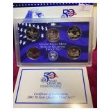 2003 US Mint 50 States Quarters Proof Set