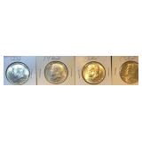 (4) 1965 Kennedy Half Dollar Coins (40% Silver)